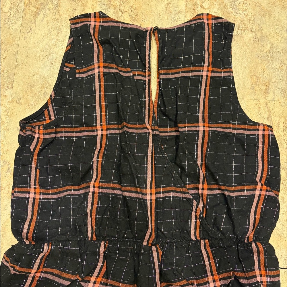 Plaid sleeveless jumpsuit - Old Navy - Picture 4 of 5